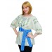 Embroidered blouse "Cornflowers on Linen"